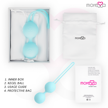 MORESSA - OSIAN DOIS SILICONE TURQUESA PREMIUM
