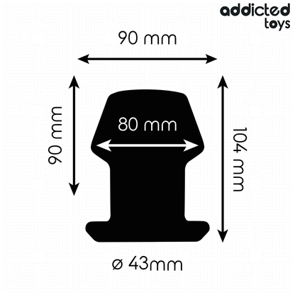 ADDICTED TOYS - PLUG ANAL EXTREMO OCO TAMANHO L 10,4 CM