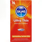 SKINS - PRESERVATIVOS ULTRA FINOS PREMIUM PACOTE COM 16