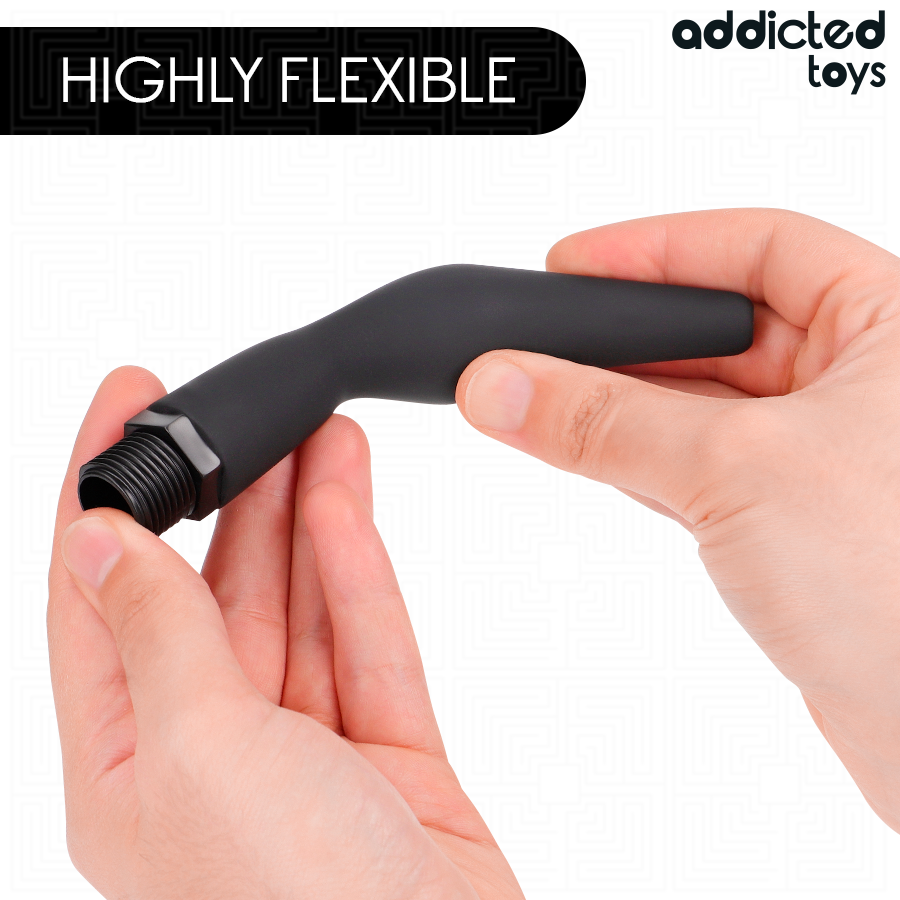 ADDICTED TOYS - LIMPADOR ANAL COM ADAPTADOR UNIVERSAL MODELO 2