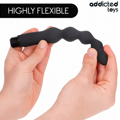 ADDICTED TOYS - LIMPADOR ANAL COM ADAPTADOR UNIVERSAL MODELO 5