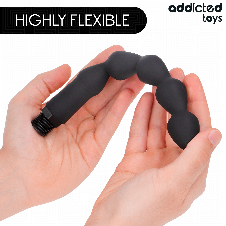 ADDICTED TOYS - LIMPADOR ANAL COM ADAPTADOR UNIVERSAL MODELO 6