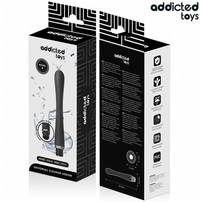 ADDICTED TOYS - LIMPADOR ANAL COM ADAPTADOR UNIVERSAL MODELO 4