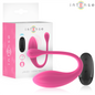 INTENSE - VIBRADOR JANICE U DUPLA ESTIMULAÇÃO 10 VIBRAÇÕES ROSA CONTROLE REMOTO
