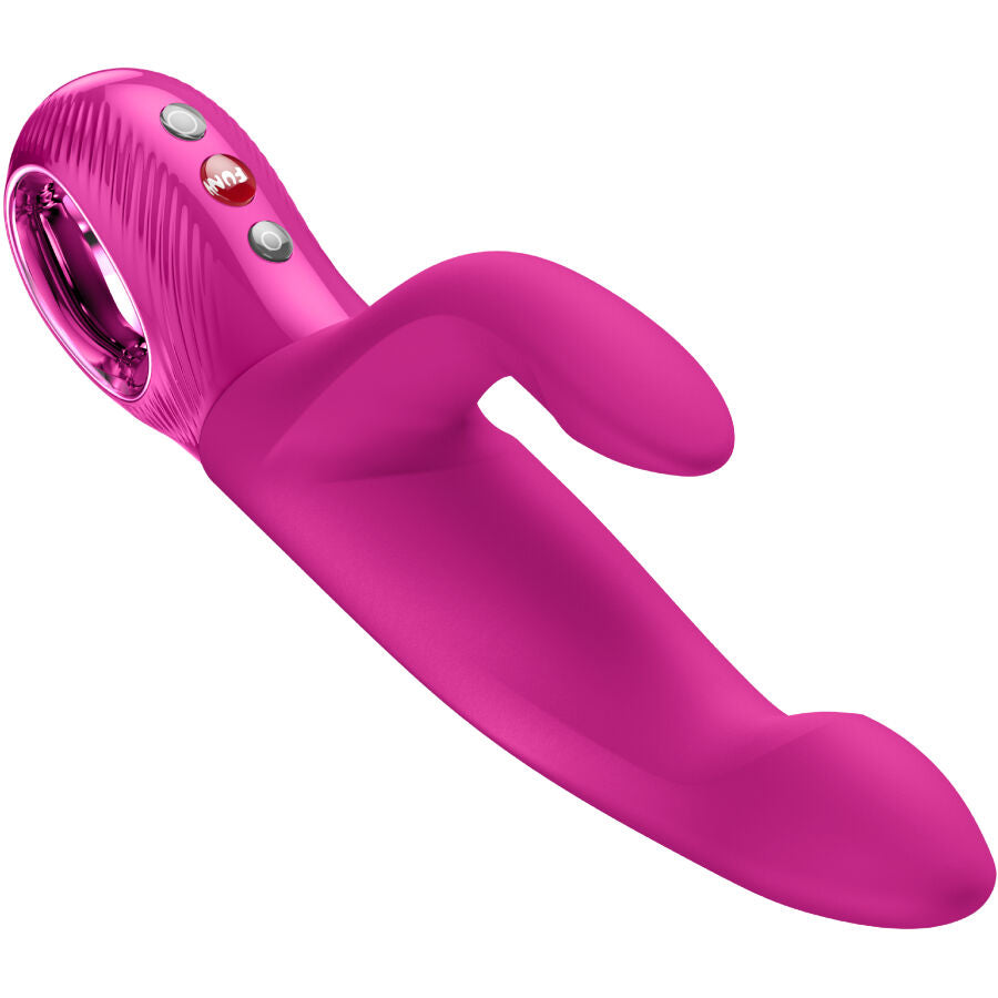 FÁBRICA DE DIVERSÃO - PULSADORES BI-STRÔNICOS IMMERSE RABBIT DE EMPURRÃO MAGENTA - Infernum Store