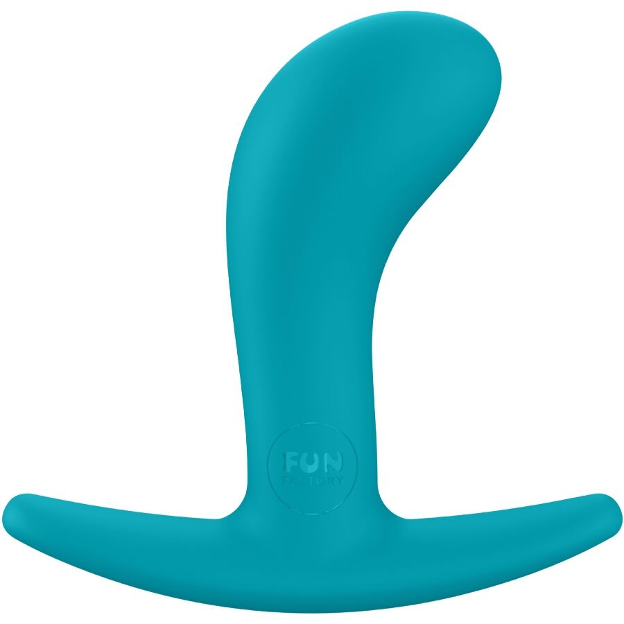 FUN FACTORY - PLUG ANAL EM FORMATO DE BUNDA TAMANHO P ÁGUA-MARINHA - Infernum Store