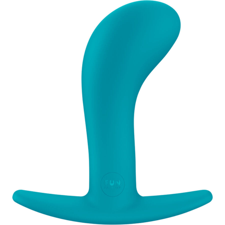 FUN FACTORY - PLUG ANAL EM FORMATO DE BUNDA TAMANHO G ÁGUA-MARINHA - Infernum Store