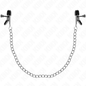 KINK - PINÇAS DE CORRENTE PLANA PRATA 34 CM