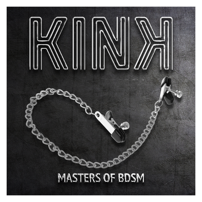 KINK - PINÇAS DE CORRENTE PLANA PRATA 34 CM