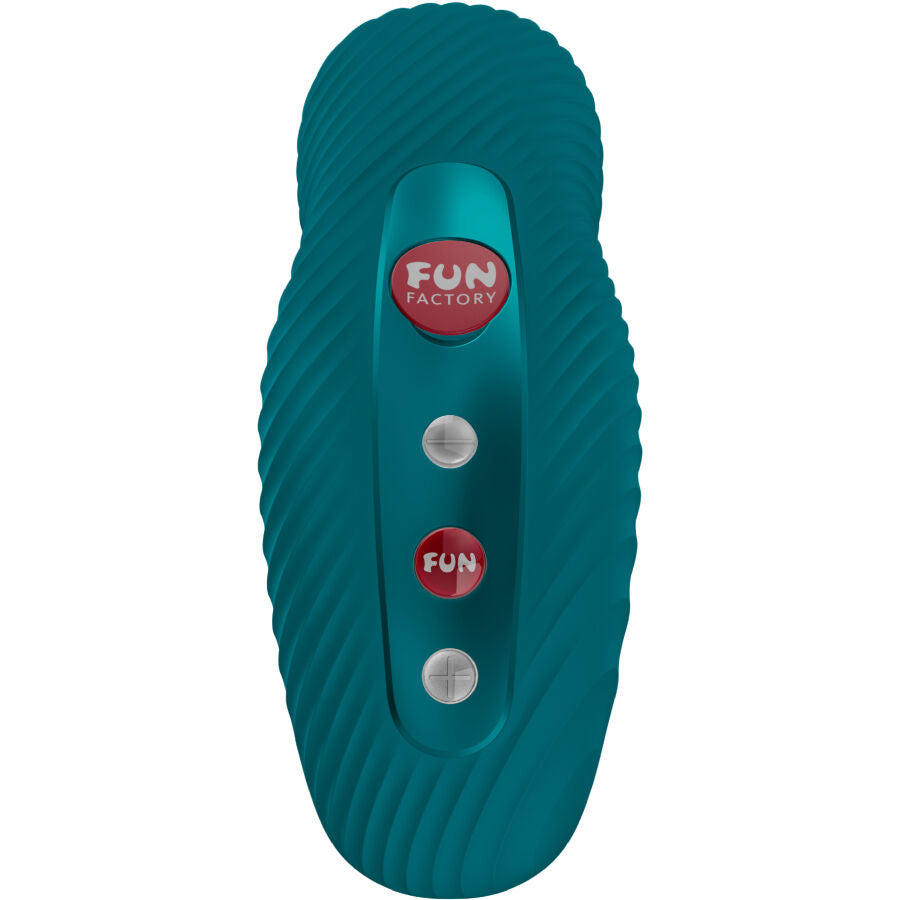 FUN FACTORY - VIBRADOR LAYA III LAY-ON VERDE GARRAFA - Infernum Store