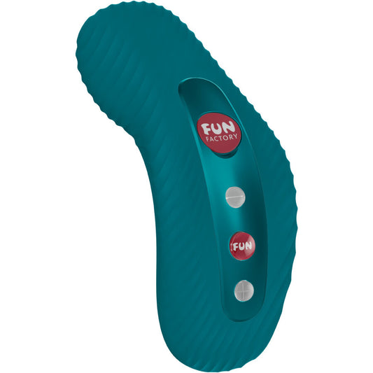 FUN FACTORY - VIBRADOR LAYA III LAY-ON VERDE GARRAFA - Infernum Store