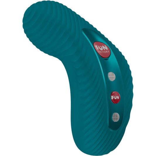 FUN FACTORY - VIBRADOR LAYA III LAY-ON VERDE GARRAFA - Infernum Store