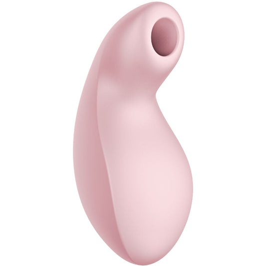 FUN FACTORY - VIBRADOR LUNA AIR PULSE ROSA CLARO - Infernum Store