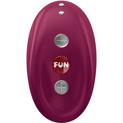 FUN FACTORY - VIBRADOR MEA AIR PULSE VERMELHO VINHO - Infernum Store