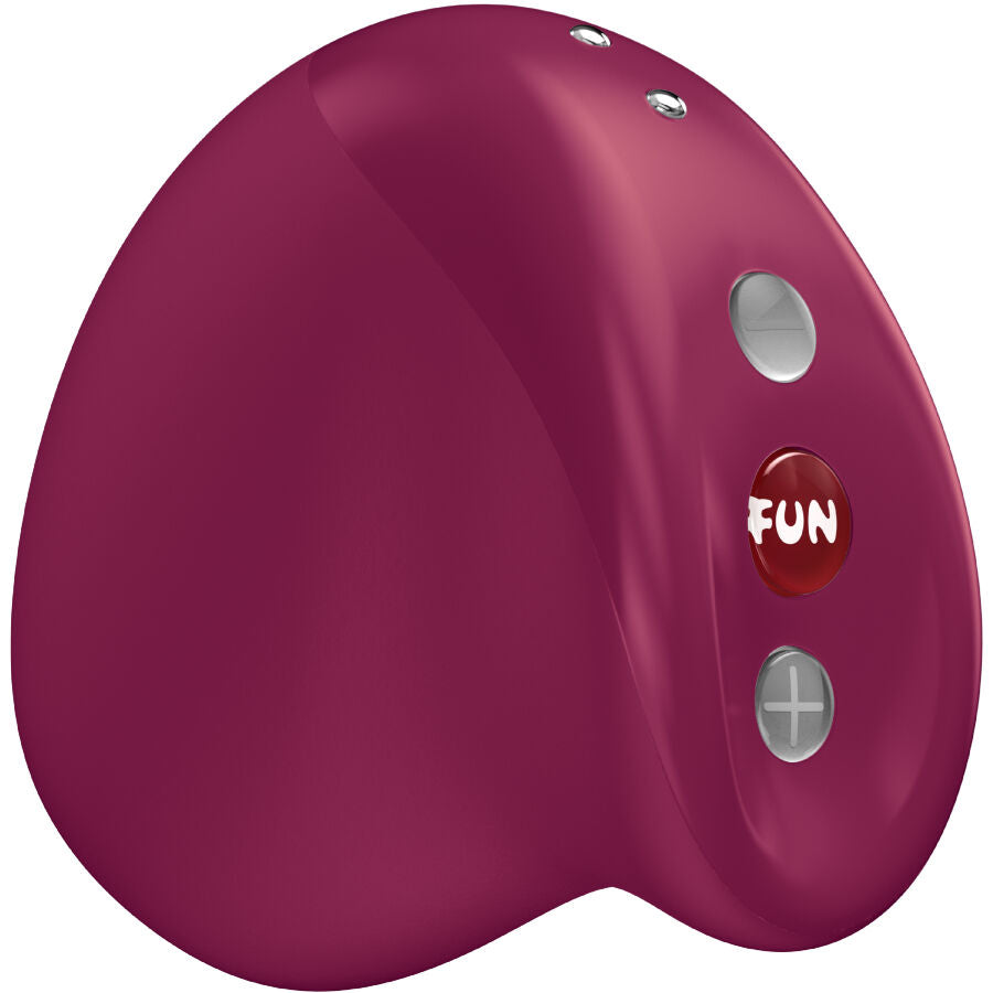 FUN FACTORY - VIBRADOR MEA AIR PULSE VERMELHO VINHO - Infernum Store