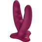 FUN FACTORY - RYDE DUPLO DILDO VINHO VERMELHO - Infernum Store