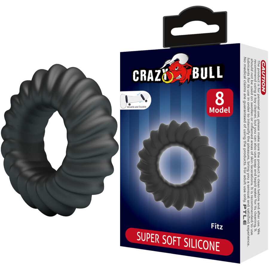CRAZY BULL - ANEL DE SILICONE FITZ MODELO 8