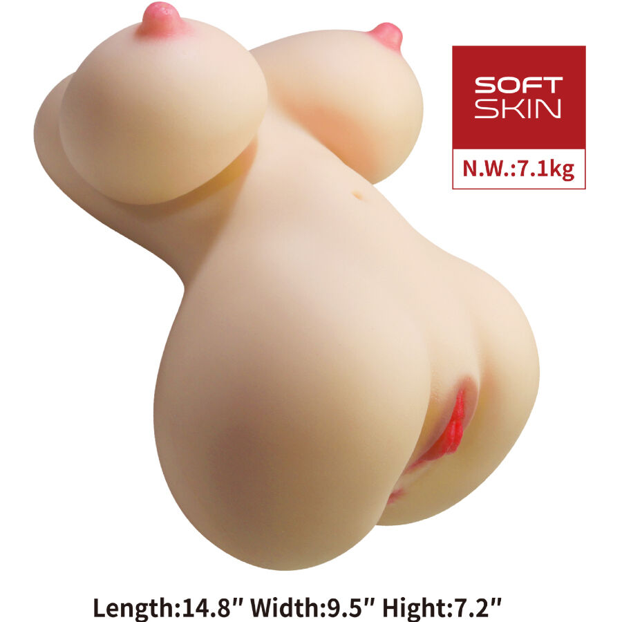 CRAZY BULL - FIONA TRONCO FEMININO REALISTA VAGINA E ANAL 7,1 KG