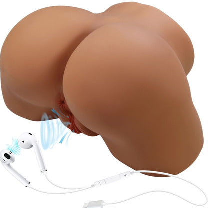 CRAZY BULL - GERIANN VIBRADOR DE BULL FEMININO REALISTA E SUCÇÃO COM SOM 5,5 KG