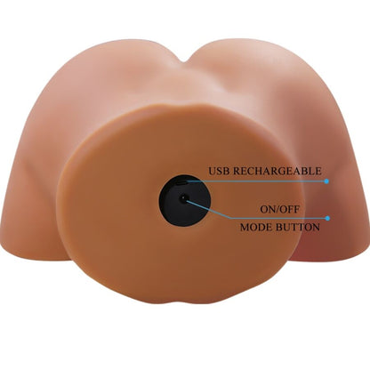 CRAZY BULL - ILANA VIBRADOR DE BULL FEMININO REALISTA E SUCÇÃO COM SOM 6,8 KG