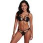PASSION - CONJUNTO DE SUTIÃ ANUVERA + TANGA PRETO G/GG