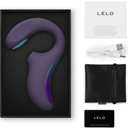 LELO - ENIGMA DUPLO VIBRADOR SÔNICO POINT G CYBER ROXO