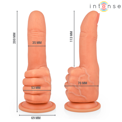 INTENSE - BENDER ESTIMULADOR DE PONTO G MÃO FLEXÍVEL 11,3 CM