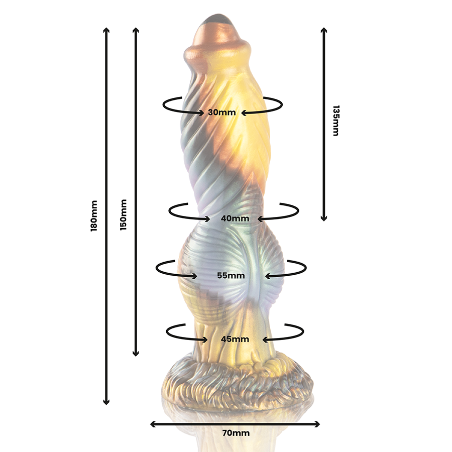 EPIC - PHOENIX DILDO O RESSURGIMENTO DO PRAZER CONTROLE REMOTO RECARREGÁVEL
