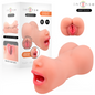 INTENSE DEEP TOUCH - MASTURBADOR RILEY COM DUPLA BOCA E VAGINA