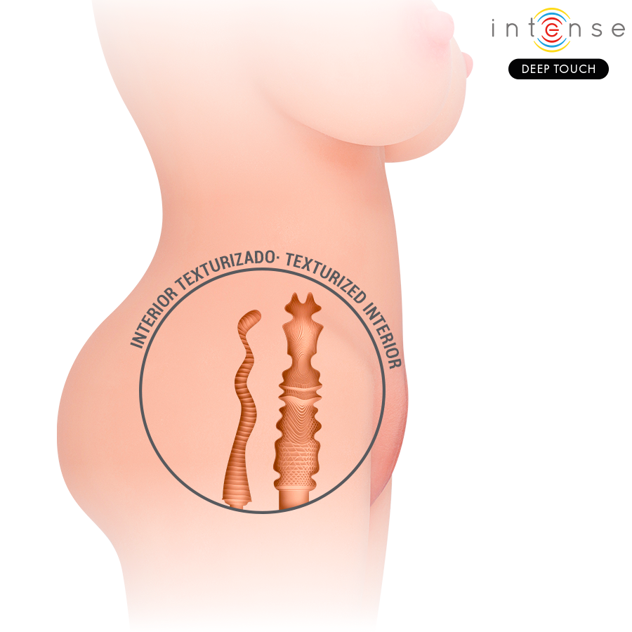 INTENSE DEEP TOUCH  - JESSE TORSO DUPLA VAGINA E MASTURBAÇÃO ANAL