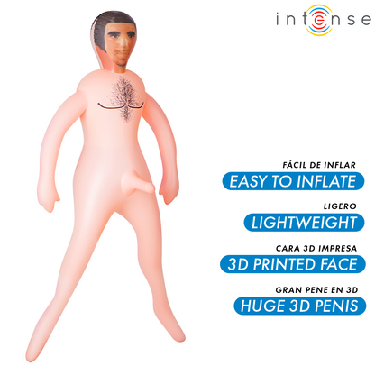 INTENSE DOLLS - BONECA INFLÁVEL ANTHONY COM PÊNIS 3D