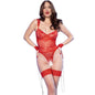 CHILIROSE - CR 4881 BODY VERMELHO SEM VIRILHA TAMANHO XL