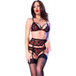 CHILIROSE - CR 4883 CONJUNTO DE QUATRO PEÇAS PRETO G
