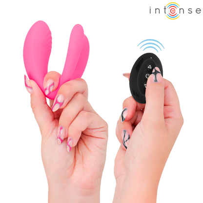 INTENSE - JULIA VIBRADOR DUPLO COM CONTROLE REMOTO