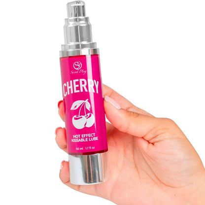 SECRETPLAY - LUBRIFICANTE AQUECEDOR DE CEREJA 50 ML