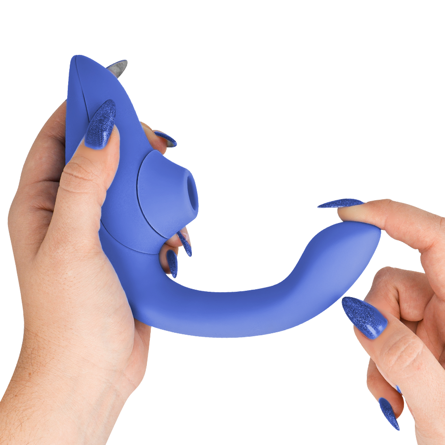 WOMANIZER - VIBRADOR ESTIMULADOR BLEND RABBIT AZUL VIBRANTE