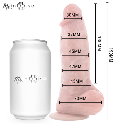 MR INTENSE - PEQUENO DILDO DE SILICONE SPENCER 19 CM -Ø- 4,5 CM