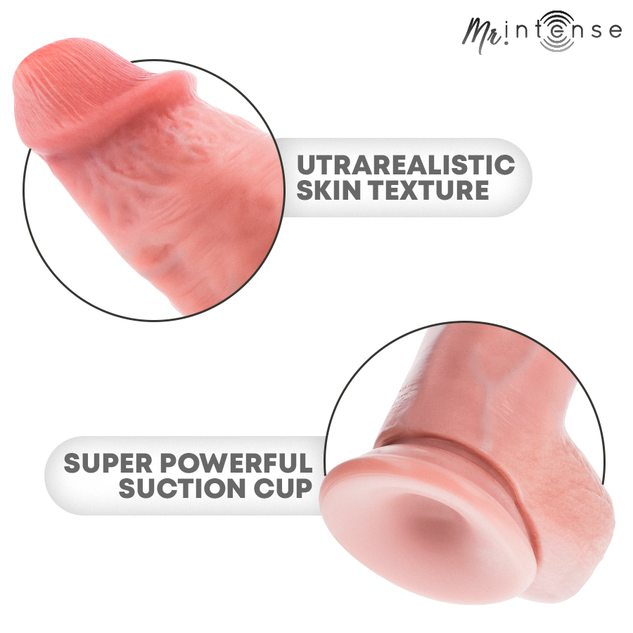 MR INTENSE - SPENCER PÊNIS GRANDE ULTRARREALISTA COM TESTÍCULOS 25,5 CM