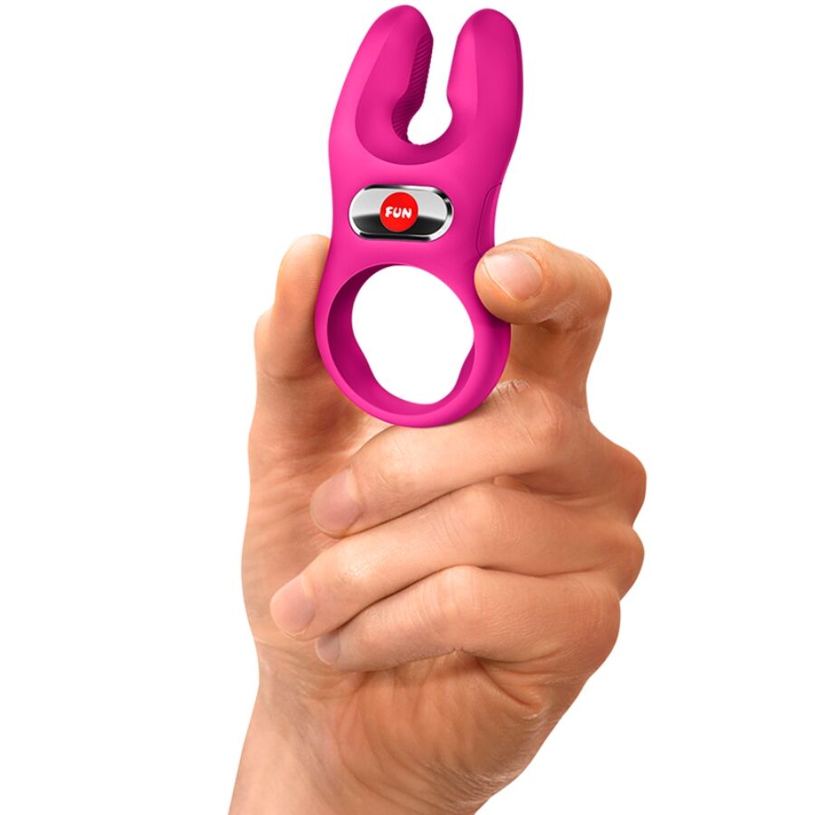 FUN FACTORY - ANEL PENIANO VIBRATÓRIO NOS PRO MAGENTA - Infernum Store
