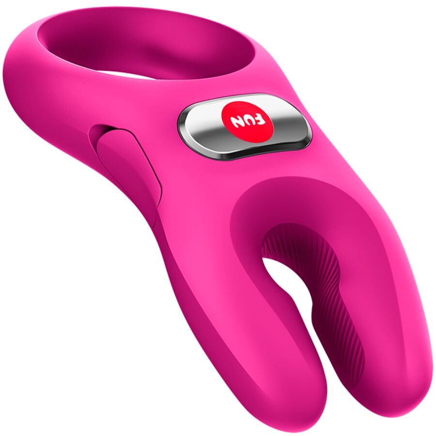 FUN FACTORY - ANEL PENIANO VIBRATÓRIO NOS PRO MAGENTA - Infernum Store