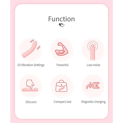 PRETTY LOVE - KISELL VIBRADOR ROSA PARA PONTO G - Infernum Store