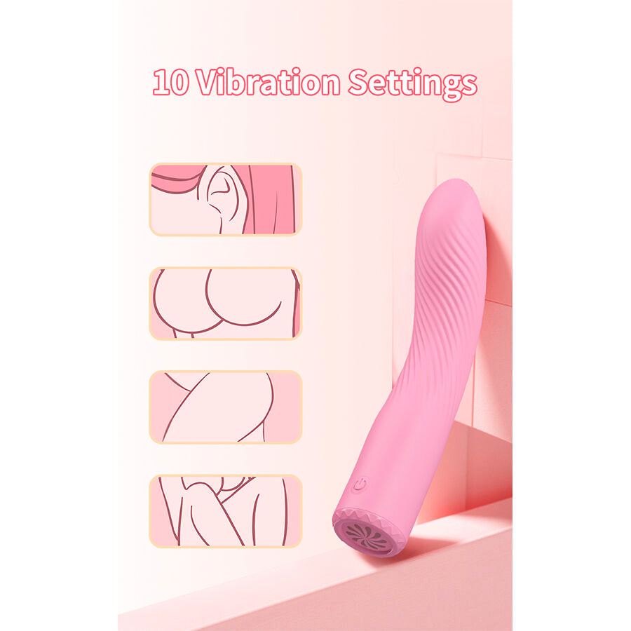 PRETTY LOVE - KISELL VIBRADOR ROSA PARA PONTO G - Infernum Store