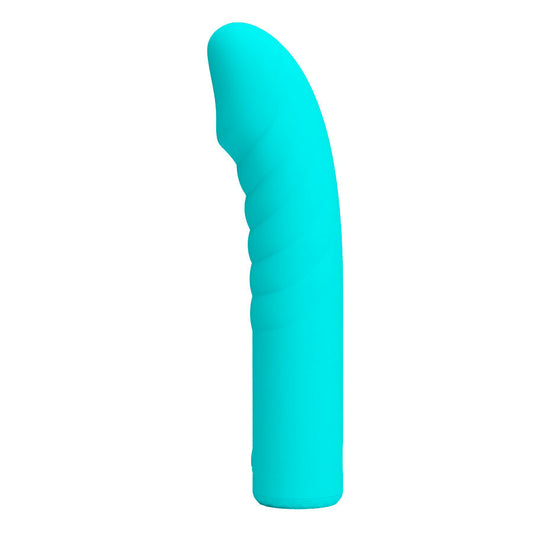 PRETTY LOVE - RYLAN VIBRADOR AZUL PARA PONTO G - Infernum Store