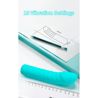 PRETTY LOVE - RYLAN VIBRADOR AZUL PARA PONTO G - Infernum Store