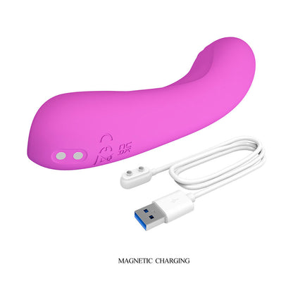 PRETTY LOVE - DJ DICK VIBRADOR ROXO PARA PONTO G - Infernum Store