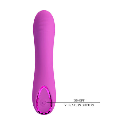 PRETTY LOVE - DJ DICK VIBRADOR ROXO PARA PONTO G - Infernum Store