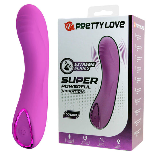 PRETTY LOVE - DJ DICK VIBRADOR ROXO PARA PONTO G - Infernum Store