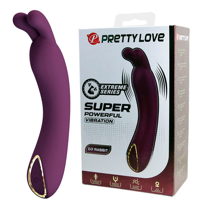 PRETTY LOVE - DJ RABBIT VIBRADOR DE PONTO G ROXO - Infernum Store
