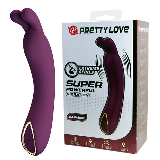 PRETTY LOVE - DJ RABBIT VIBRADOR DE PONTO G ROXO - Infernum Store