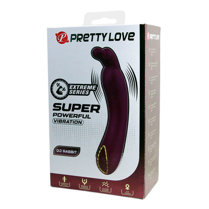PRETTY LOVE - DJ RABBIT VIBRADOR DE PONTO G ROXO - Infernum Store